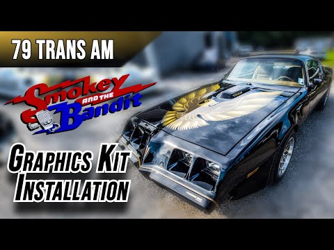 1979 Trans Am Smokey And The Bandit | Decals | Trim | Graphics Kit Installation