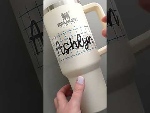 Name Vinyl Decals for Stanley Tumblers