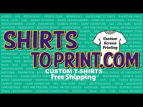 Shirts To Print - Custom T-Shirts