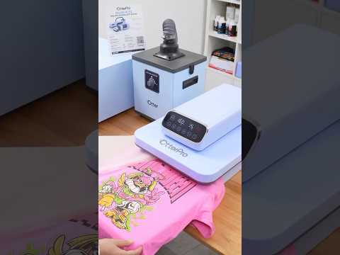 DTF Printer Full Process 🔥 Fast T-Shirt Printing 👕✨